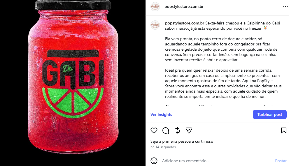 Post gerado pelo CopyFlow — caipirinha do Gabi